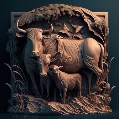 3D model st cattle (STL)